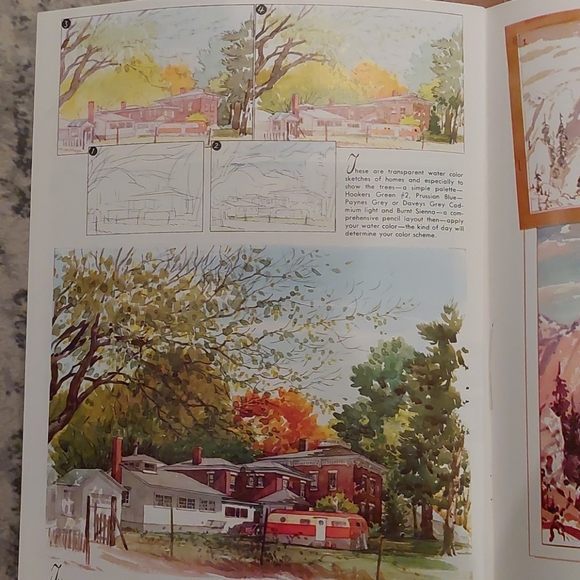 Vintage Watercolour Instruction Book by W. Foster - Picture 3 of 3